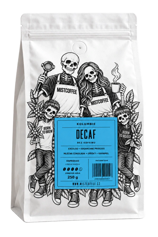 Colombia Decaf – bezkofeinová zrnková káva